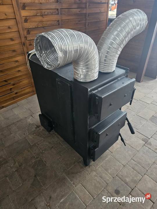 Piec nadmuchowy 25 kW duże palenisko solidny Rybnik
