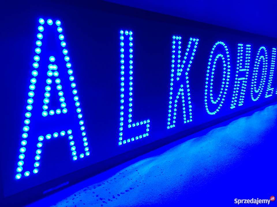 Reklama LED diodowa 210x40 zewnętrzna Pomiechówek