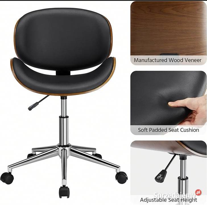 Eleganckie designerski fotel biurowy do salonu