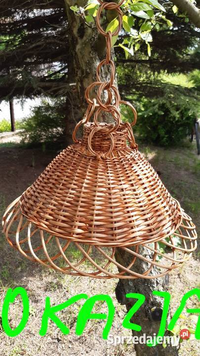 Wiklinowy Żyrandol kinkiet świętokrzyskie Końskie