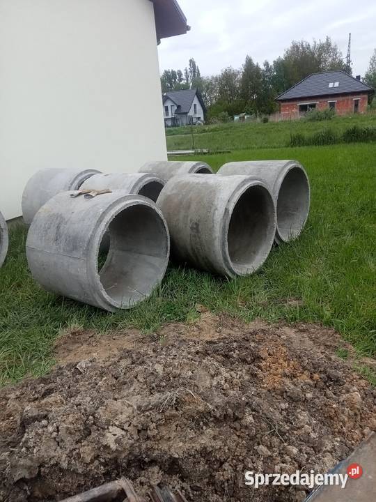 Kręgi i pokrywy betonowe 80x80 Kopanie śląskie Skrzydłowice
