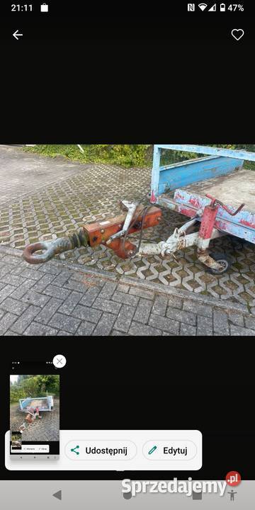 Przyczepa do minikoparki lawety Wiele