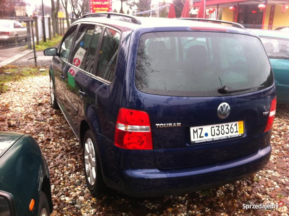 VW TOURAN 19TDI 105 2006r sprowadzony Kożuchów