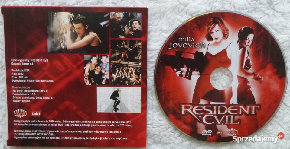 Film DVD Resident Evil Warszawa sprzedam