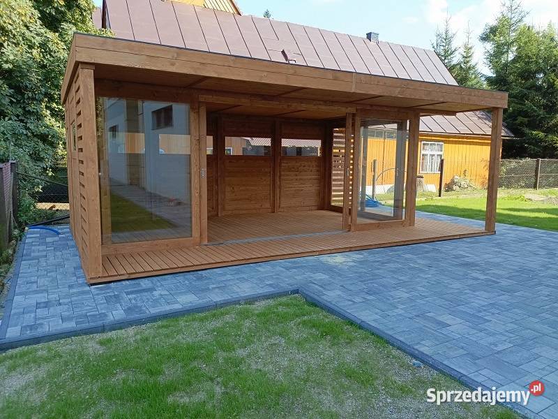 Altana 36 Nowoczesna 4x7 m Blacha Rynny Taras