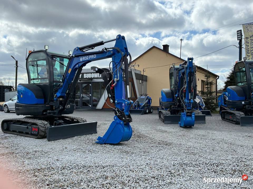 NOWA Minikoparka RIPPA R32 PRO mega wyposażenie Kielce sprzedam