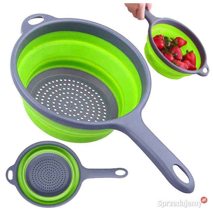 Durszlak Silikonowy Składany z Rączką Drezdenko