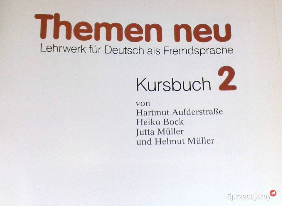 Themen neu 2 Kursbuch Lehrwerk fur Deutsch Rok wydania 2003 Chełm