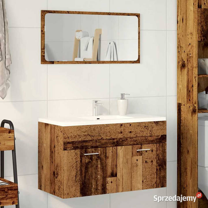 Szafka pod umywalkę stare drewno 80x385x46 Warszawa