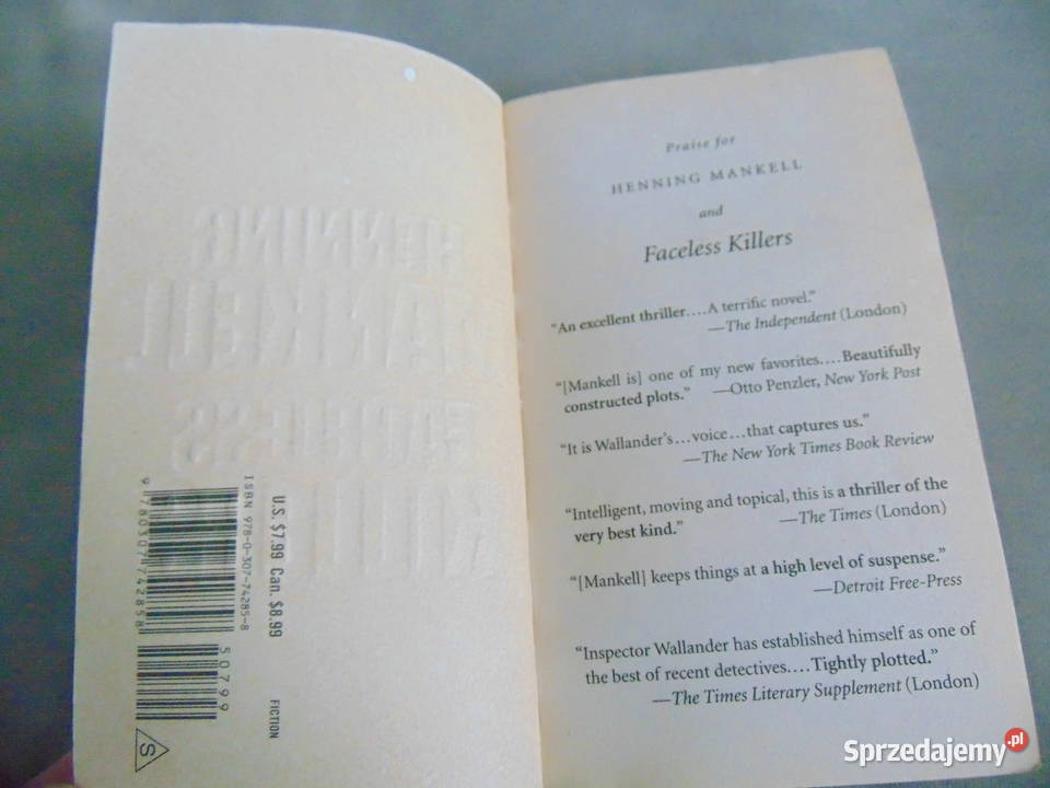 Faceless Killers Henning Mankell Morderca bez lubelskie Lublin