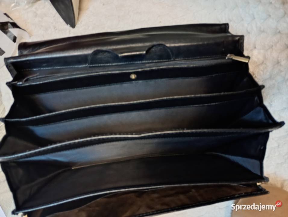 Real Leather Skórzana teczka adwokacka aktówka Kraków