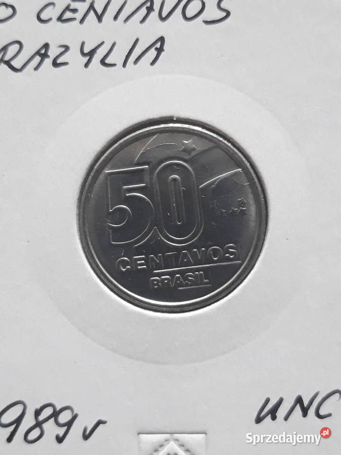 50 Centavos Brazylia 1989 rmennicze Konin