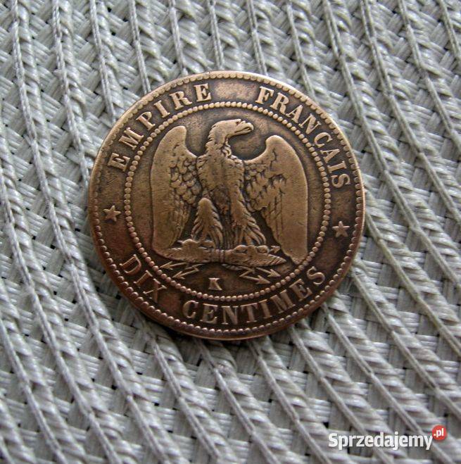 Francja 10 Centimes 1854r K Napoleon III