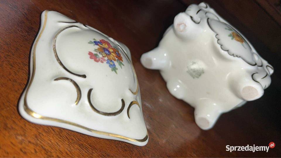 Puzderko Syg Gerold Tettau Porcelana ecru Gdańsk sprzedam