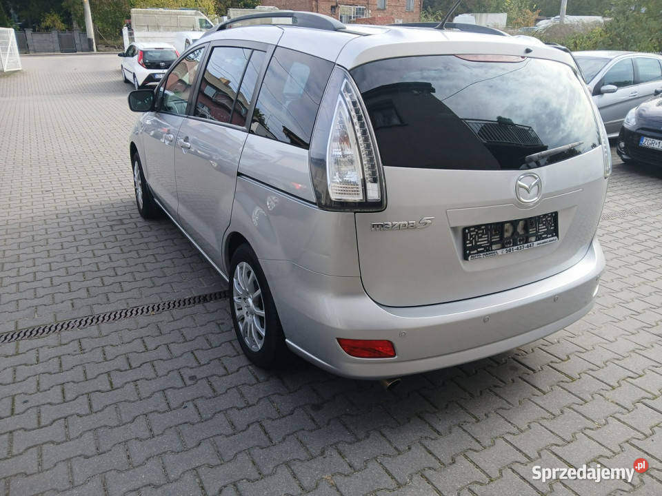 Mazda 5 18i 7osób alufelgi klimatronik czujniki światła przeciwmgielne Gryfino sprzedam