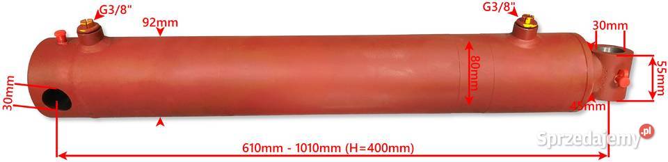 Siłownik Hydrauliczny SMT1G 80x45 SKOK 400 2STR Pozostałe kujawsko-pomorskie Solec Kujawski