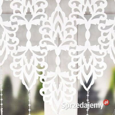Nowe panele do okna firana z koralikami i Katowice