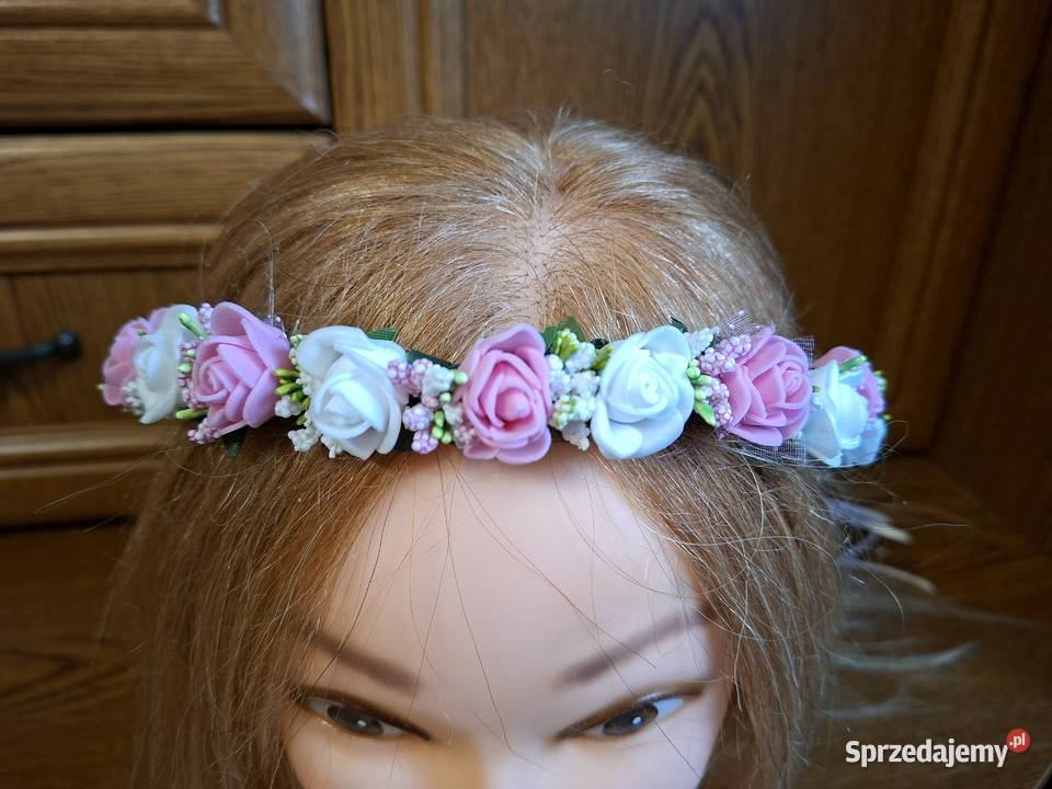 Wianek komunijny zestaw delikatny Borów