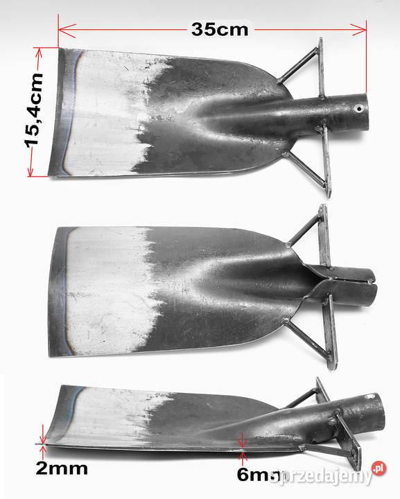 Łopata szpadel sztychówka Stal hartowana mocna Krosno
