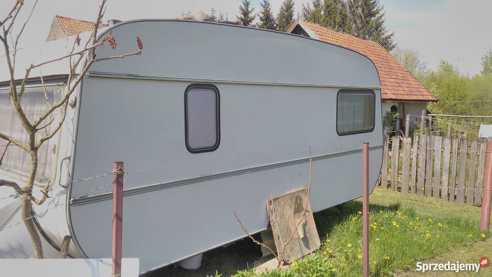 Tanio Przyczepa kempingowa używana stan Srokowo