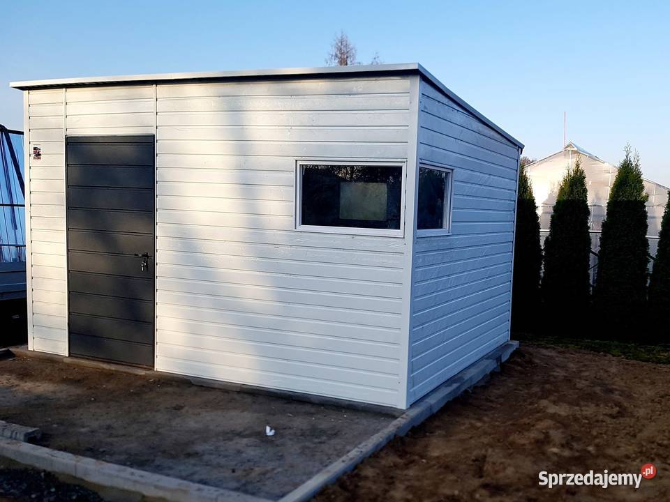 Domek ogrodowy 43m białyciemny grafitowy matowy Zgierz