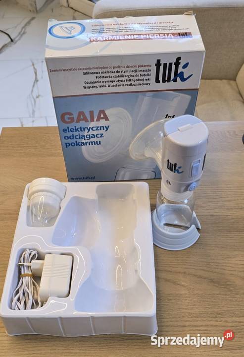 Nowy Elektryczny Odciągacz Pokarmu Tufi GAIA Pozostałe zachodniopomorskie Mielno