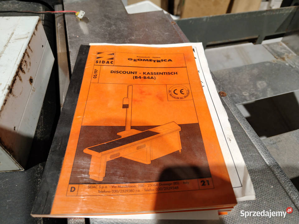 Boks kasowy SIDAC Discount Kassentisch B4B4A małopolskie Szpitary
