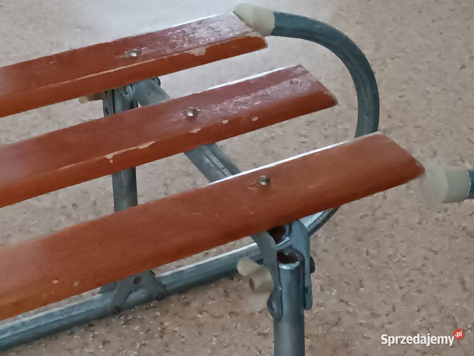 Stare składane sanki PRL podkarpackie Rzeszów