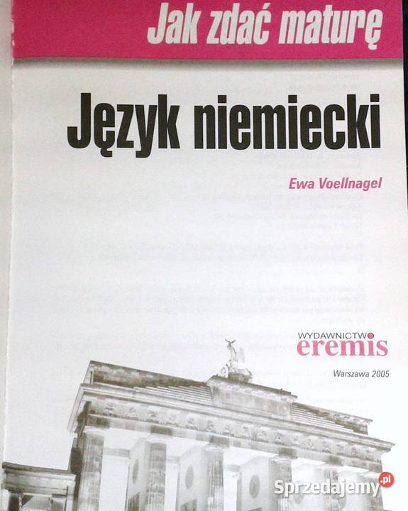 zdać maturę Język Niemiecki Ewa Voellnagel Pozostałe sprzedam