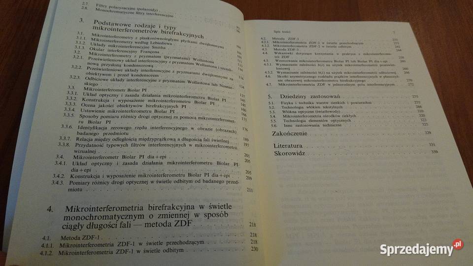 Mikrointerferometria w świetle spolary pomorskie Gdańsk