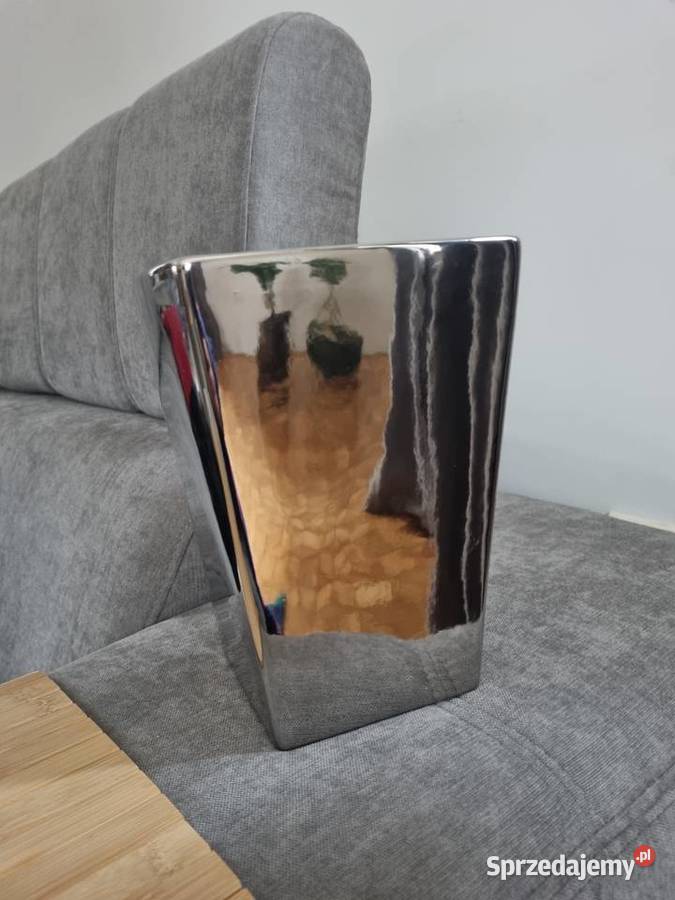 Srebrna osłonka na doniczkę Polnix Moon Lublin