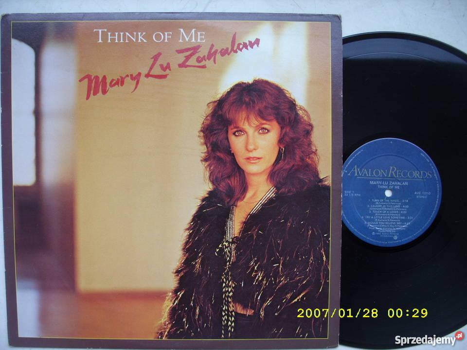Pop LP MARY LU ZAHALANTHINK OF ME Canada Wołów sprzedam