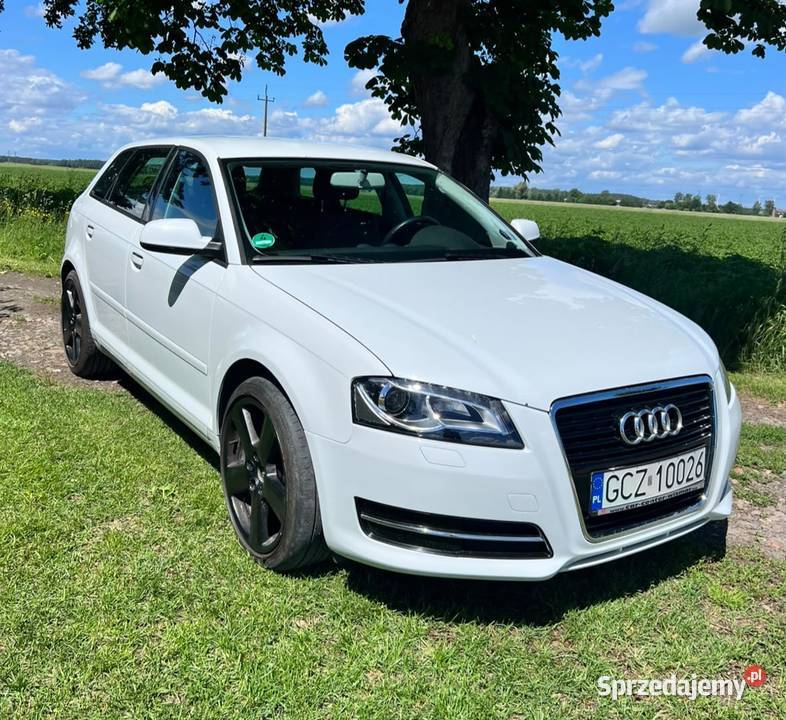 Sprzedam Piękną Audi A3 biały A3 Człuchów