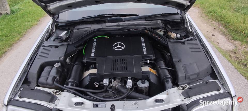 Zdrowy Mercedes W140 500SE 326 z LPG 1991r elektryczne lusterka