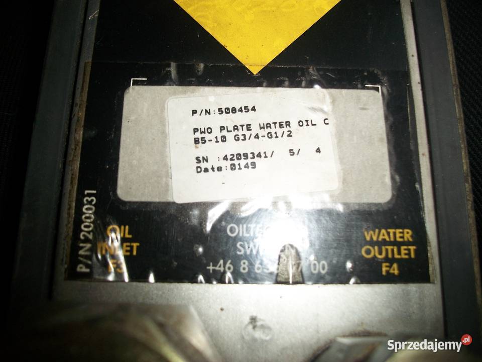 Chłodnica Oiltech Parker 508454 Olkusz