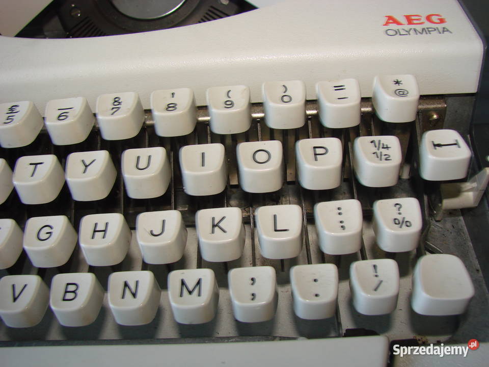 AEG Olympia Traveller de Luxe S maszyna do pomorskie Pruszcz Gdański sprzedam