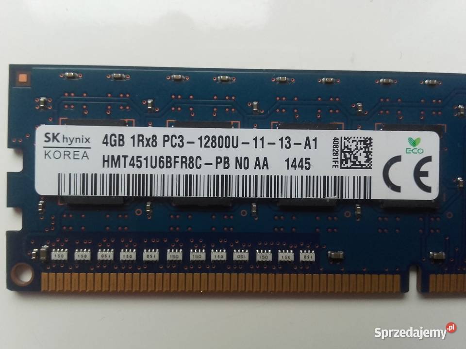 SKhynix DDR3 4GB PC3 1600Mhz 12800U1113A1 Bydgoszcz