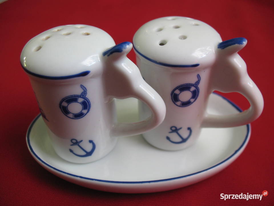 Sól i pieprz kufle na podstawce Solniczka i Siedlce