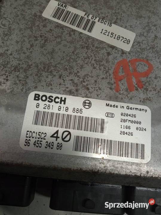 STEROWNIK SILNIKA 0281010886 9645534980 Citroen