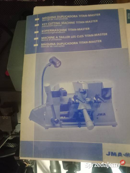 Maszyna do dorabiania kluczy Tytan Master JMA lubelskie Lublin