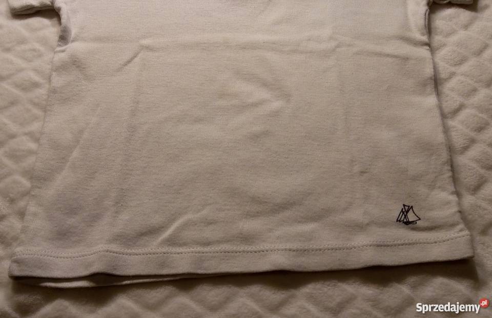 Bluzka chłopięca krótki rękaw Petit Bateau 24m Rogoźnik