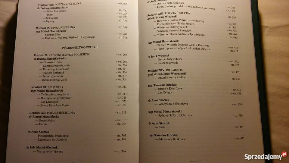 Sprzedam Historię Literatury Polskiej w X tomach Gryfino