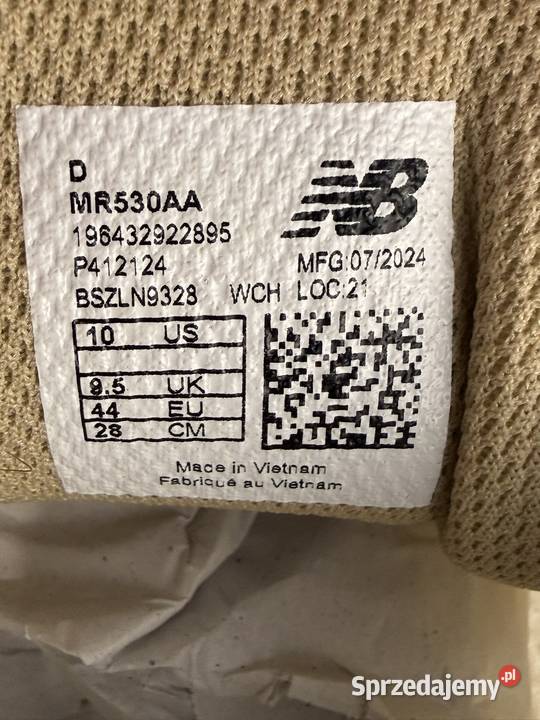 ButySneakersy Balance MR530AA brązowy/beżowy