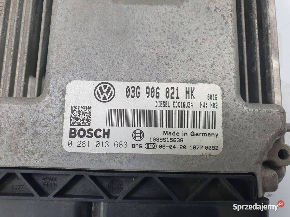 KOMPUTER SILNIKA ECU VOLKSWAGEN TOURAN Lipno