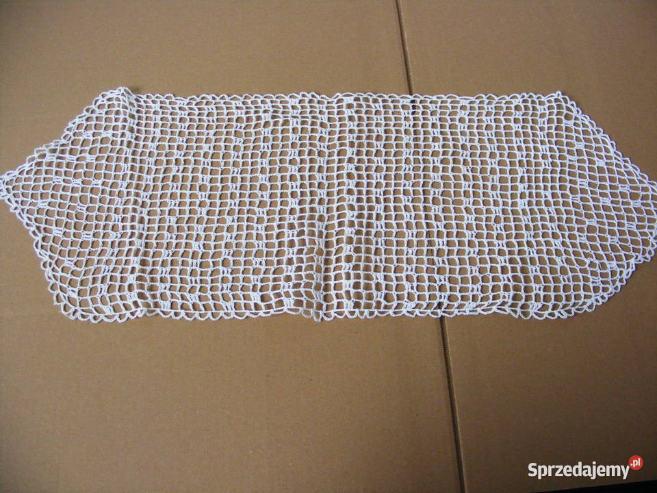 Ażurowe serwetki wykonane na szydełku Oborniki Śląskie