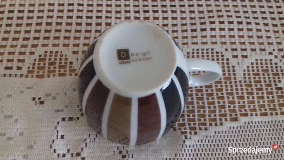 Filiżanki porcelanowe brązowe zestaw do Kraków