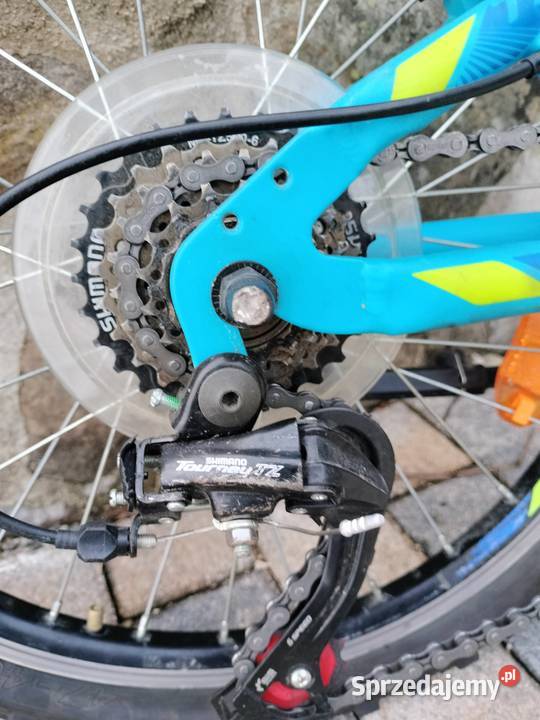 Niebieski rower dziecięcy trelago apolon koła 20 lubelskie Urszulin