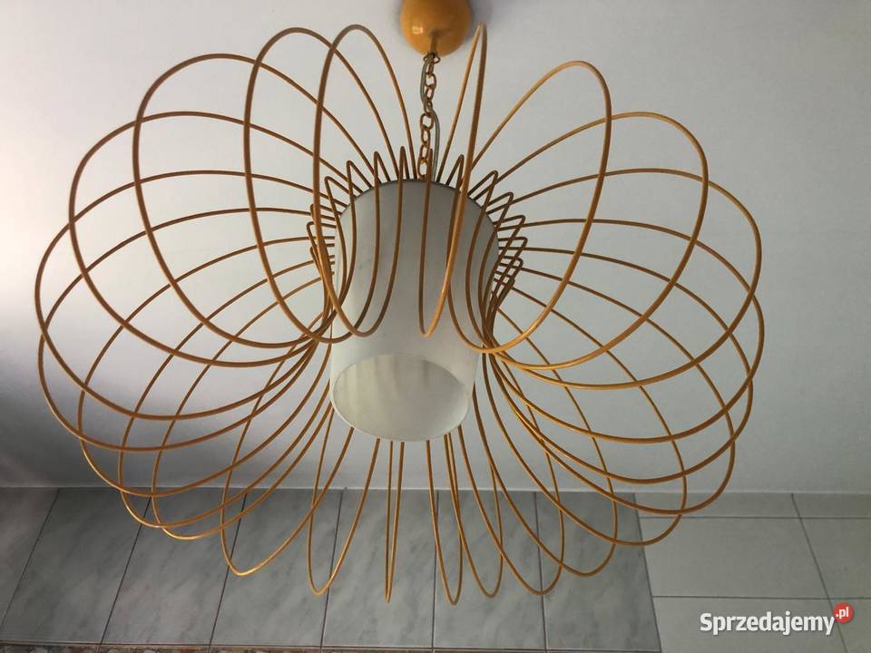 Lampa wisząca druciana z kloszem Mosina