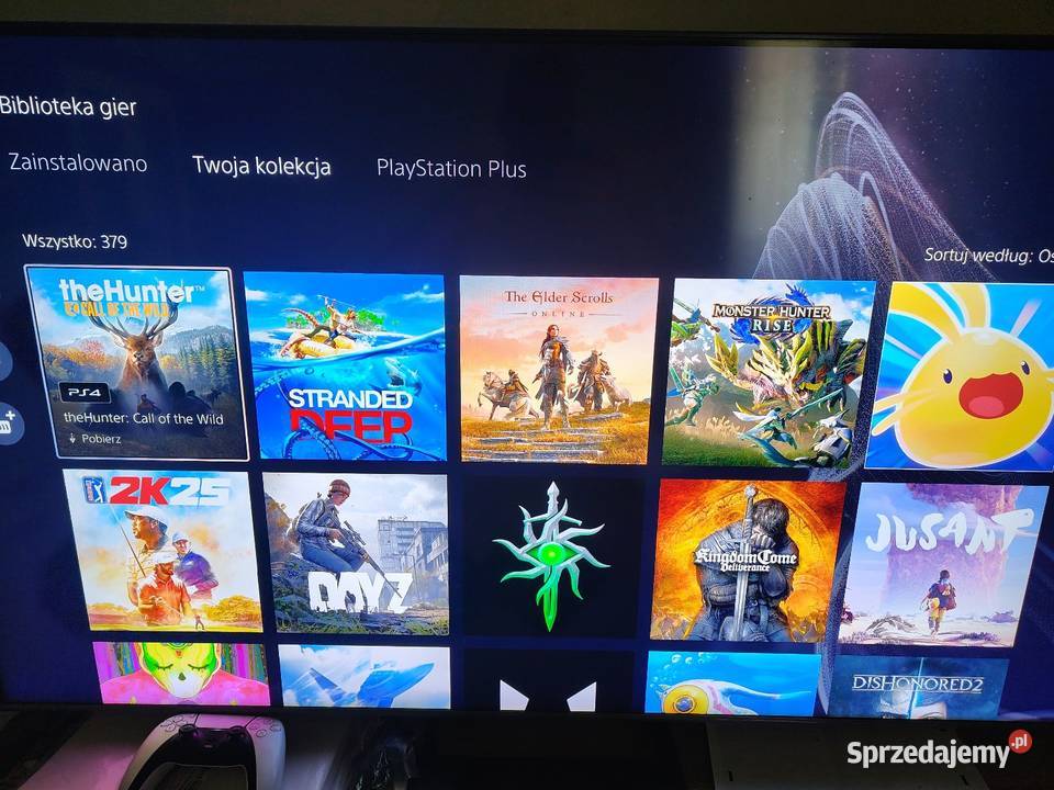 konsola 5 slim z kontem Pieńsk sprzedam