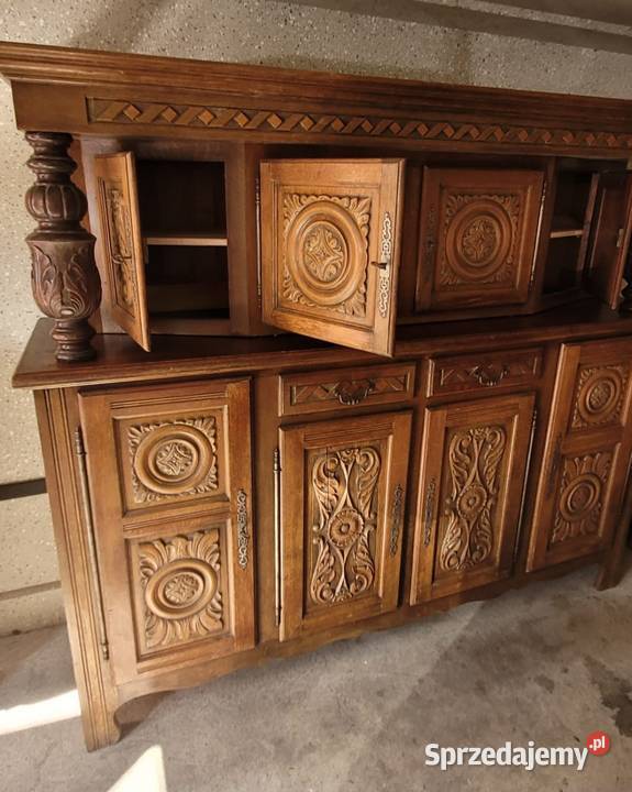DREWNIANY KREDENS Kredensy i witryny opolskie